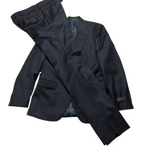 Ted Baker London No Ordinary Joe--Jason CT  Wool Suit 42R 36R Blue Glen Check